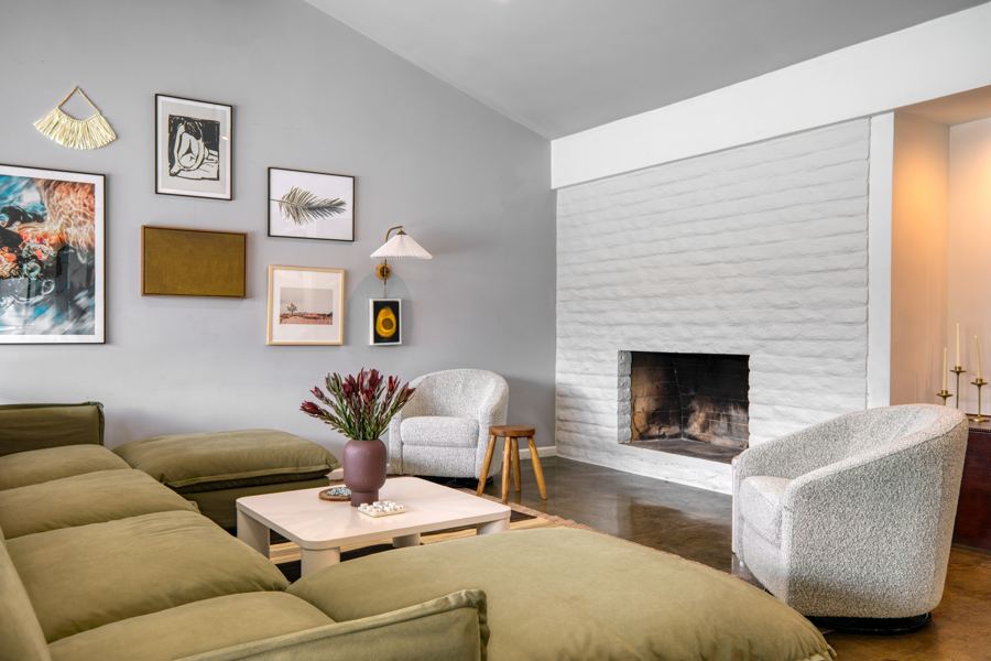 Fireplace living room