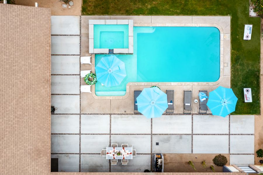 Casa Oasis from above